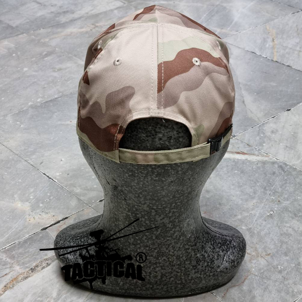 หมวกแก๊ป พรางทราย อส. สิงห์ ซิปหลัง