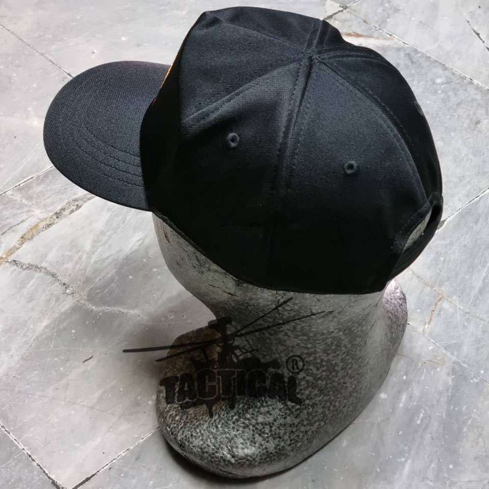 หมวกแก๊ป พิชิตผองภัย ดำ ซิปหลัง