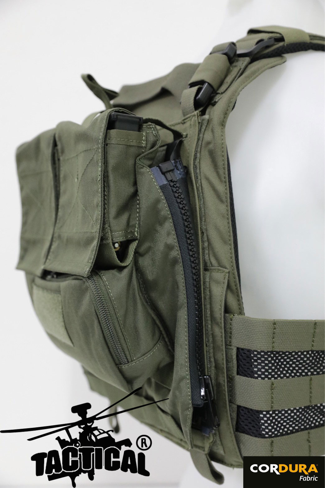 กระเป๋าติดเวส รุ่น Pouch Zip-On Panel 1.0