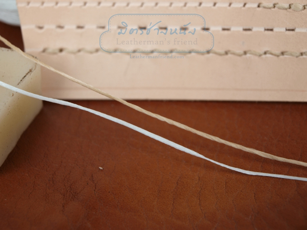 ด้ายเทียนนอก แบบเส้นเกลียวกลม ขนาด 0.8 มิล แบบญี่ปุ่น