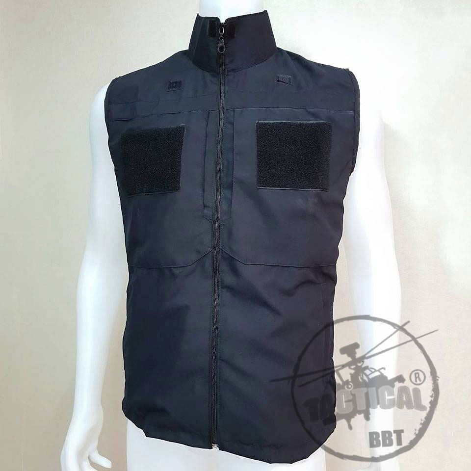 เสื้อกั๊ก ผ้านุ่ม เบา กันน้ำ (ดำ)