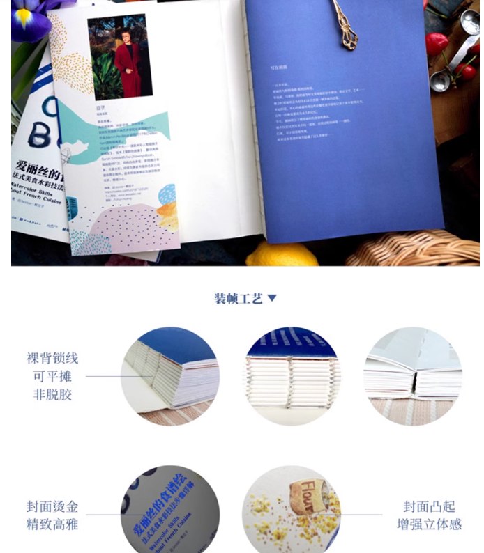 Alice's Cookbook มาวาดอาหารฝรั่งเศษด้วยสีน้ำสุดสวยกันเถอะ!