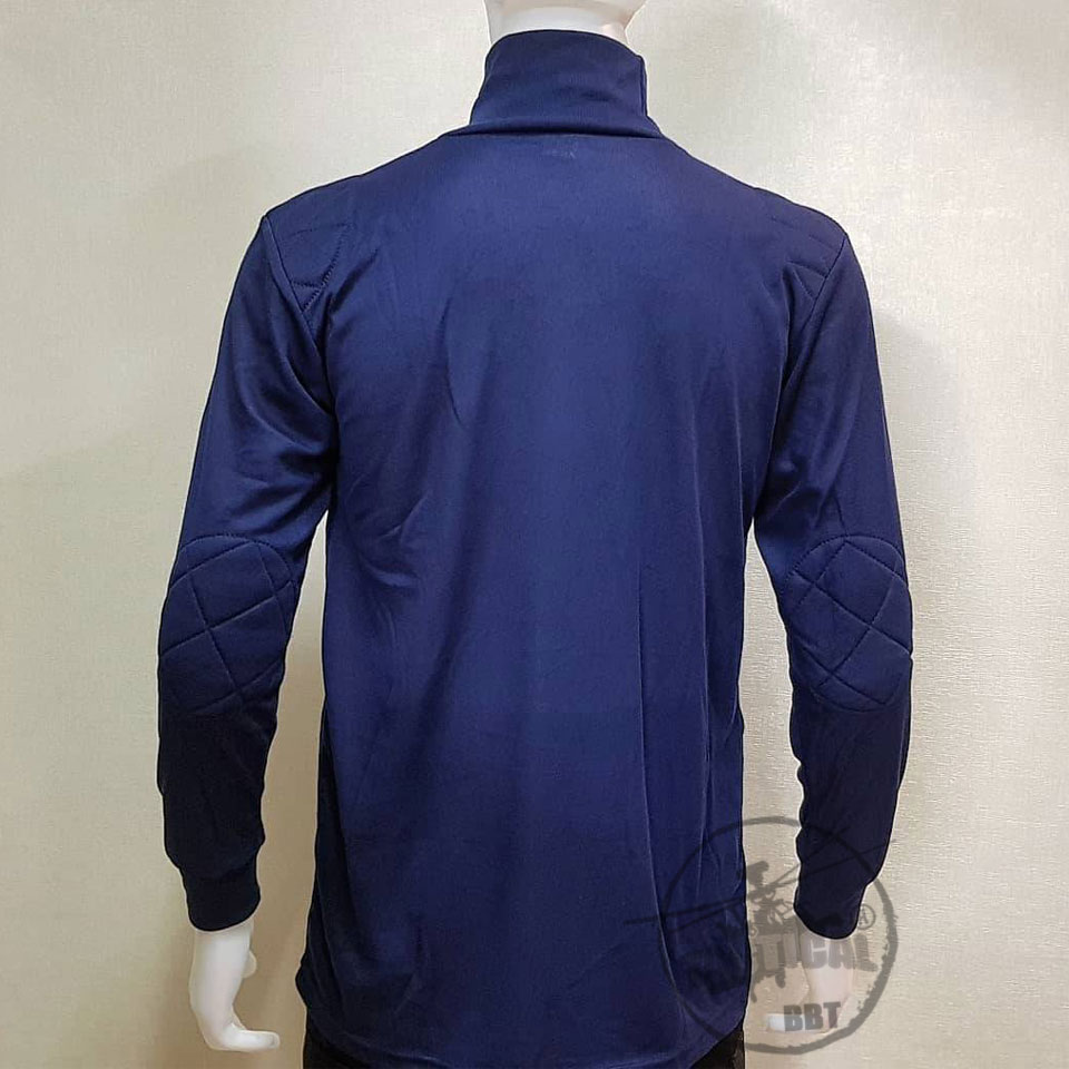 เสื้อยืดแขนยาวคอพัน ผ้า TC (ดำ เขียว กรมท่า)