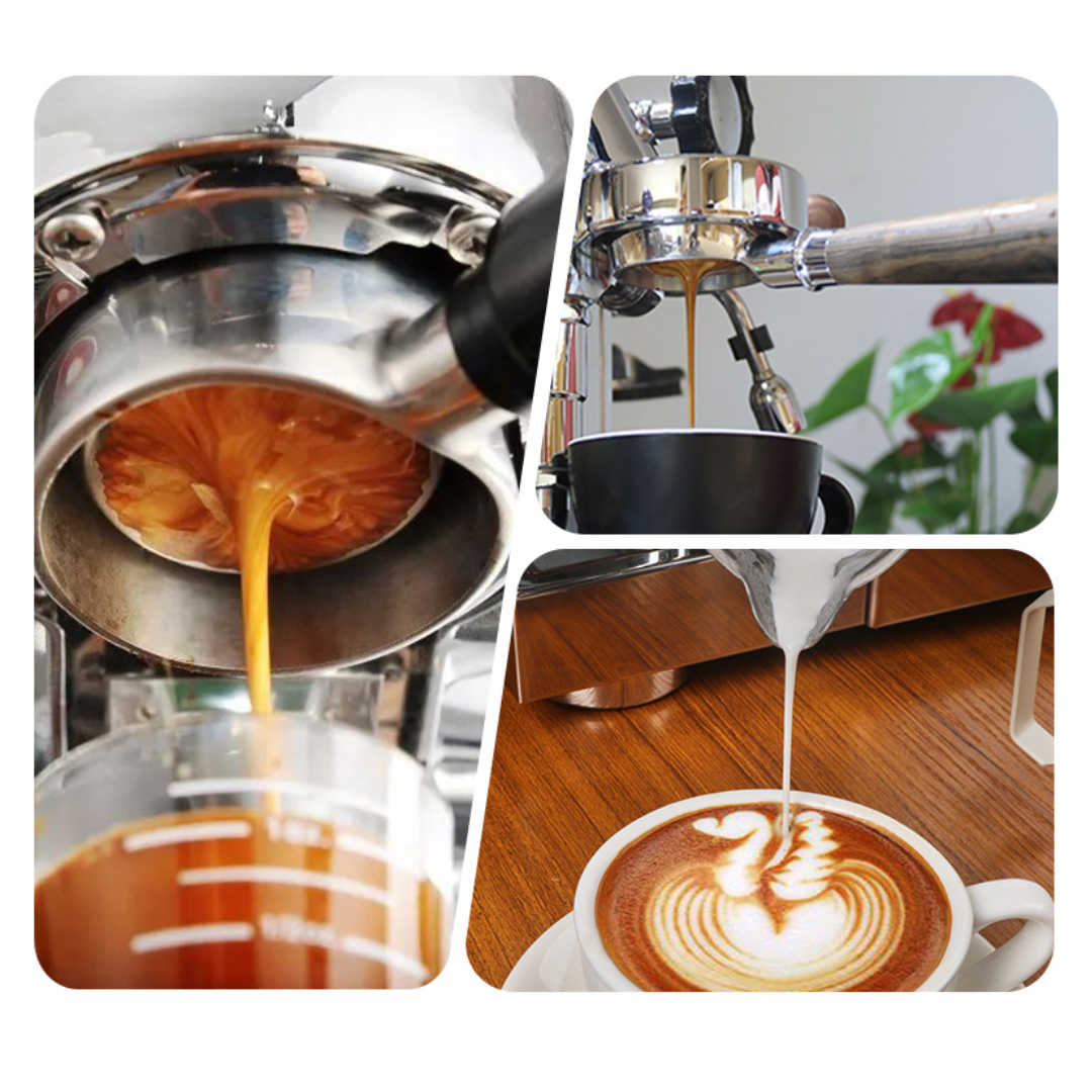 ด้ามชงกาแฟ Portafilter E61 แบบ Bottomless ด้ามเปลือยพร้อมด้ามจับพลาสติกสีดำ รุ่น C2 รหัส 2960