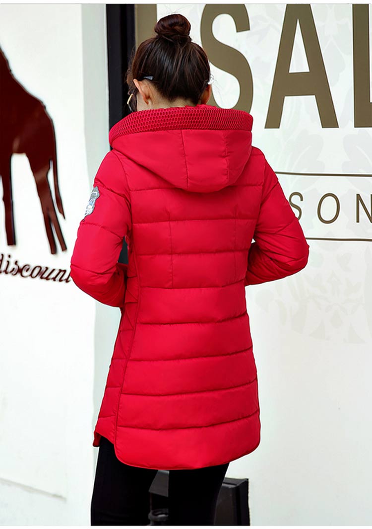 PreOrderคนอ้วน - เสื้อกันหนาว ผ้าฝ้าย บุนวมกันลม มีHood สี : ชมพู / แดง / ดำ / เทา / ครีม / น้ำเงิน / ม่วง