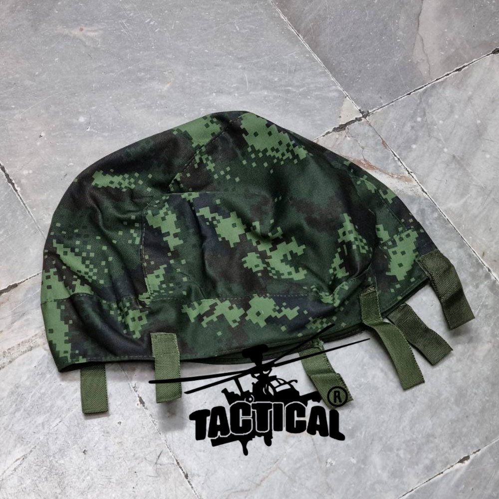 ผ้าคลุมหมวกคอบร้า มีสายรัดแว่น ช่องใส่แผนที่