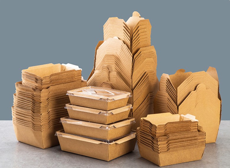 กล่องอาหารทรงเหลี่ยม แบบมีช่องระบายไอน้ำ แพ็ค 50 ชิ้น