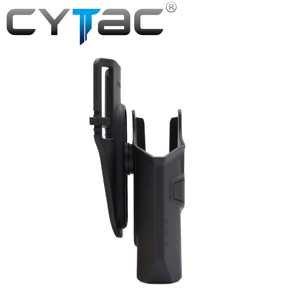 (งานแท้) ซองปืน Mega-Fit ติดไฟฉาย + เพลทลดต่ำ + รัดขา ยี่ห้อ Cytac