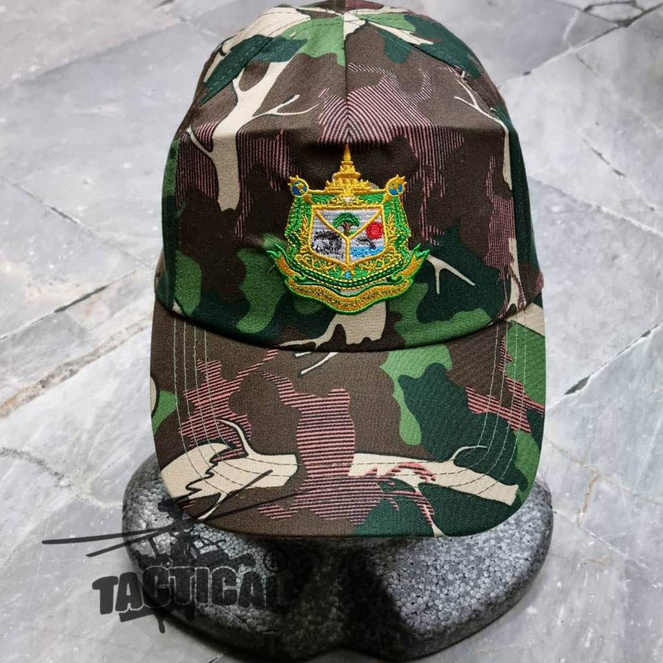 หมวกแก๊ป ป่าไม้ลายเก่า ซิปหลัง