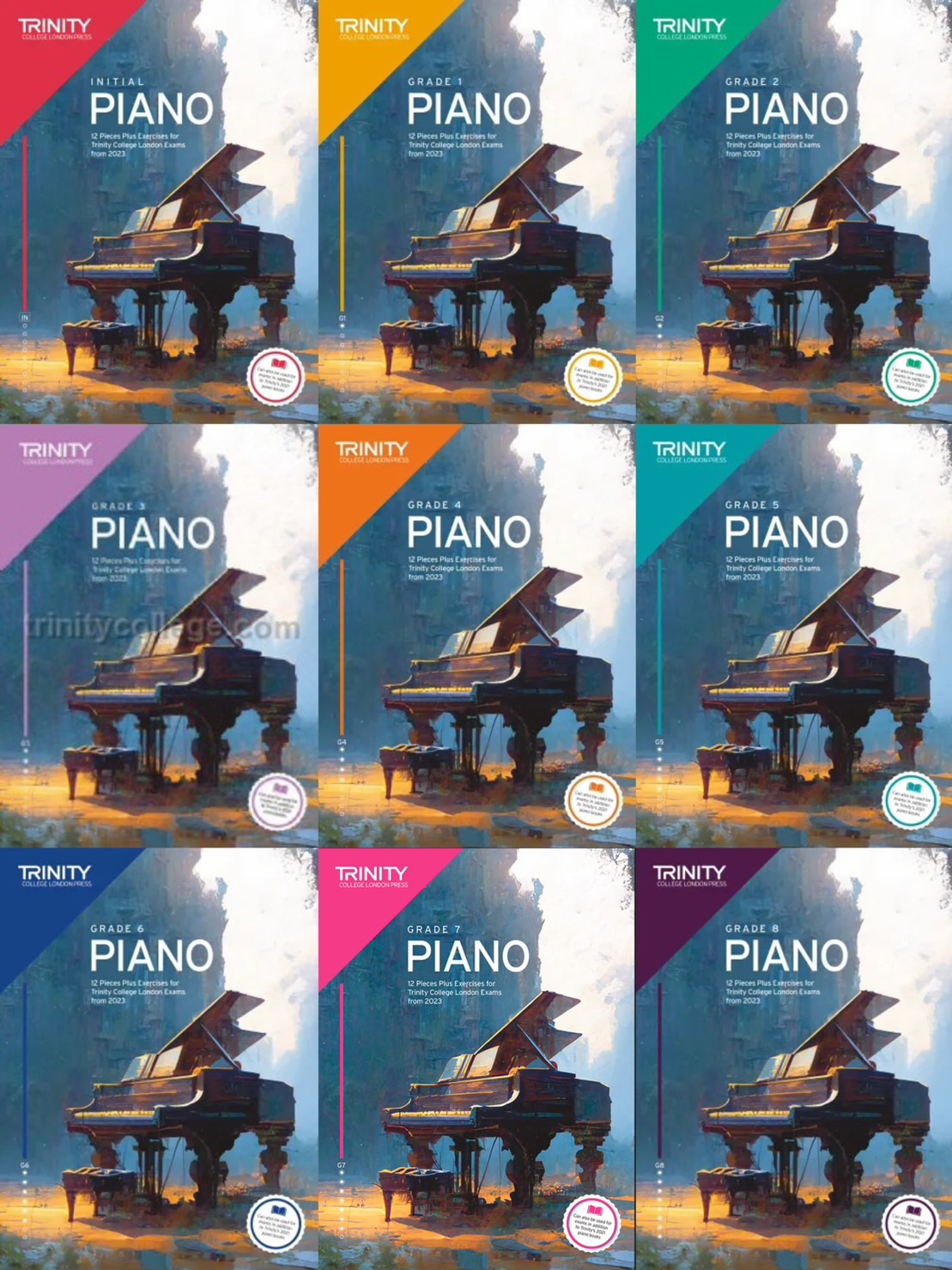 Piano Pieces From 2023 In - 8 Book Only Pack