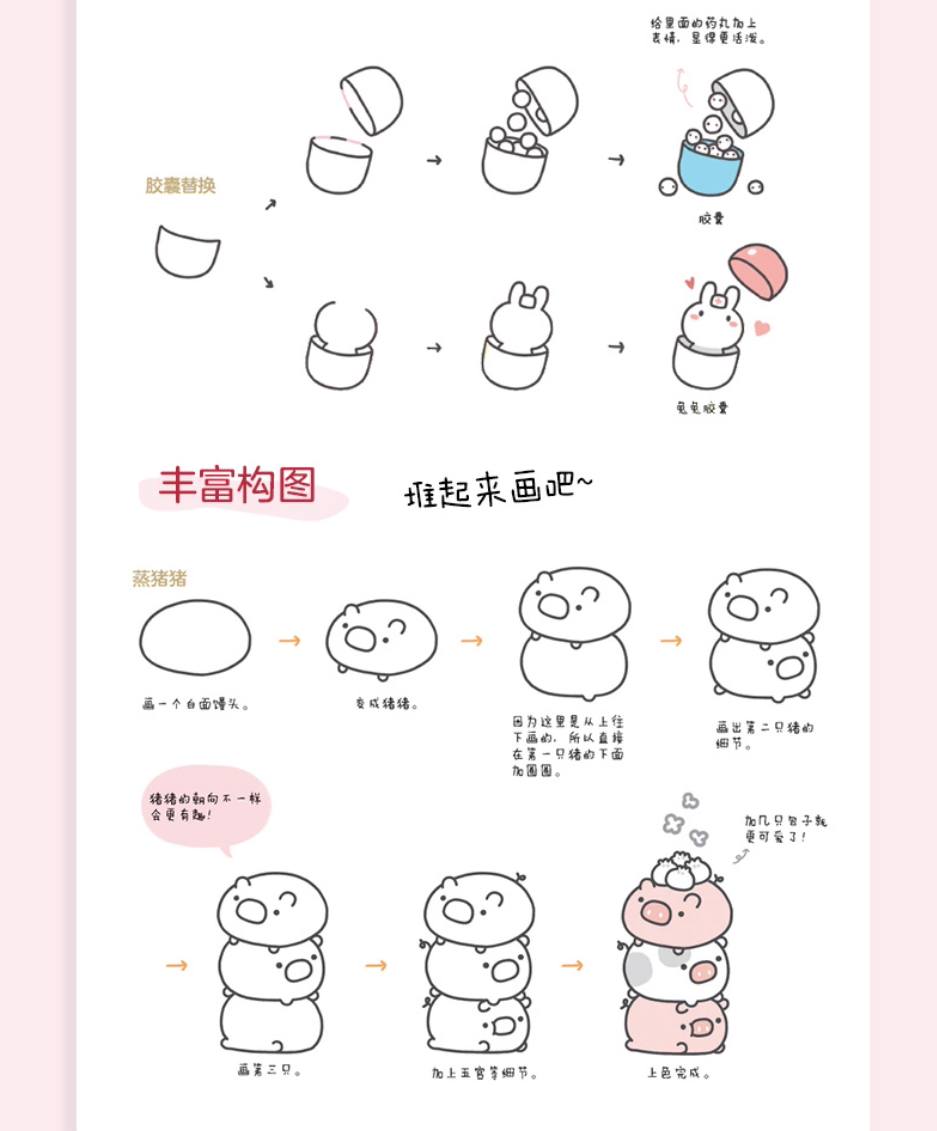 หนังสือสอนวาดมีมน่ารักๆง่ายๆด้วยมือ แต่สุดท้ายกลายเป็นคาแรกเตอร์เงินล้าน!!