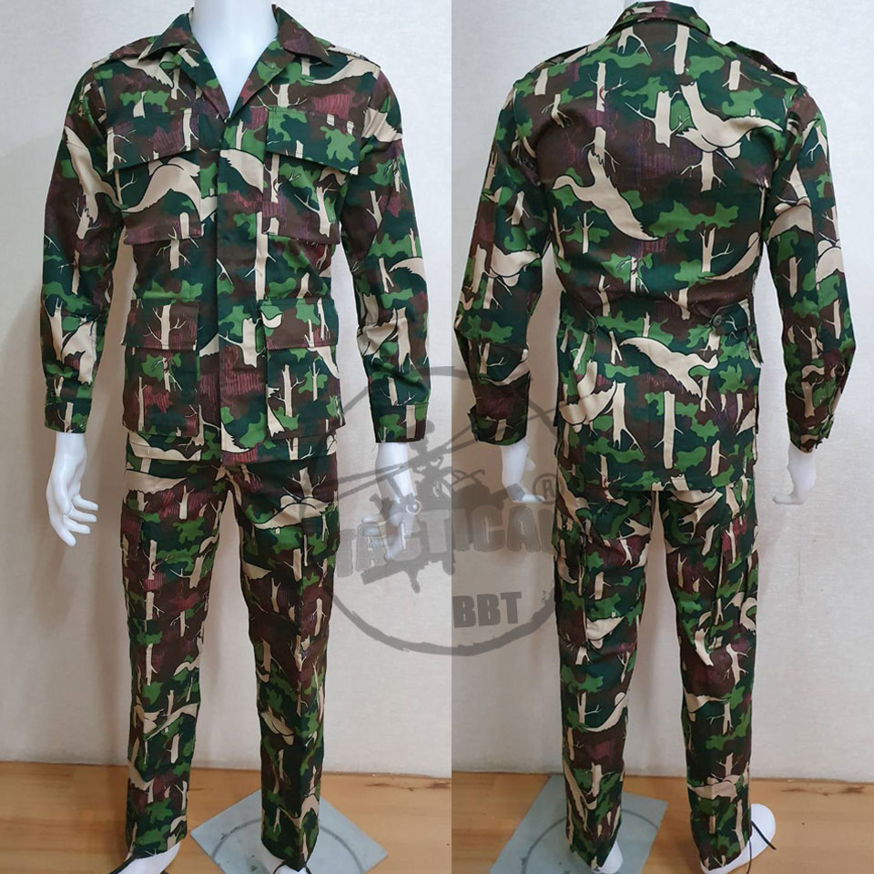 ชุดเวส พรางป่าไม้ (กรมอุทยานลายนก) สีเข้ม