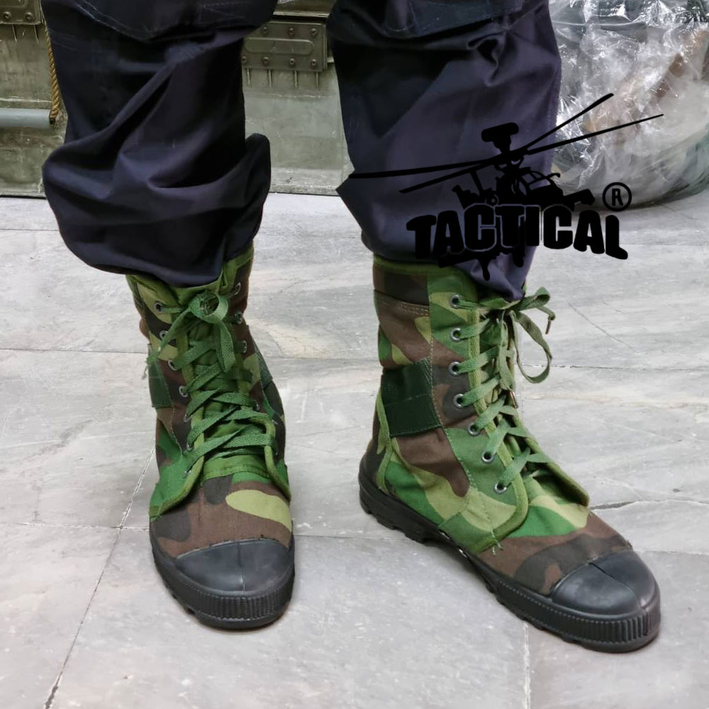 รองเท้าเดินป่า พรางทหาร