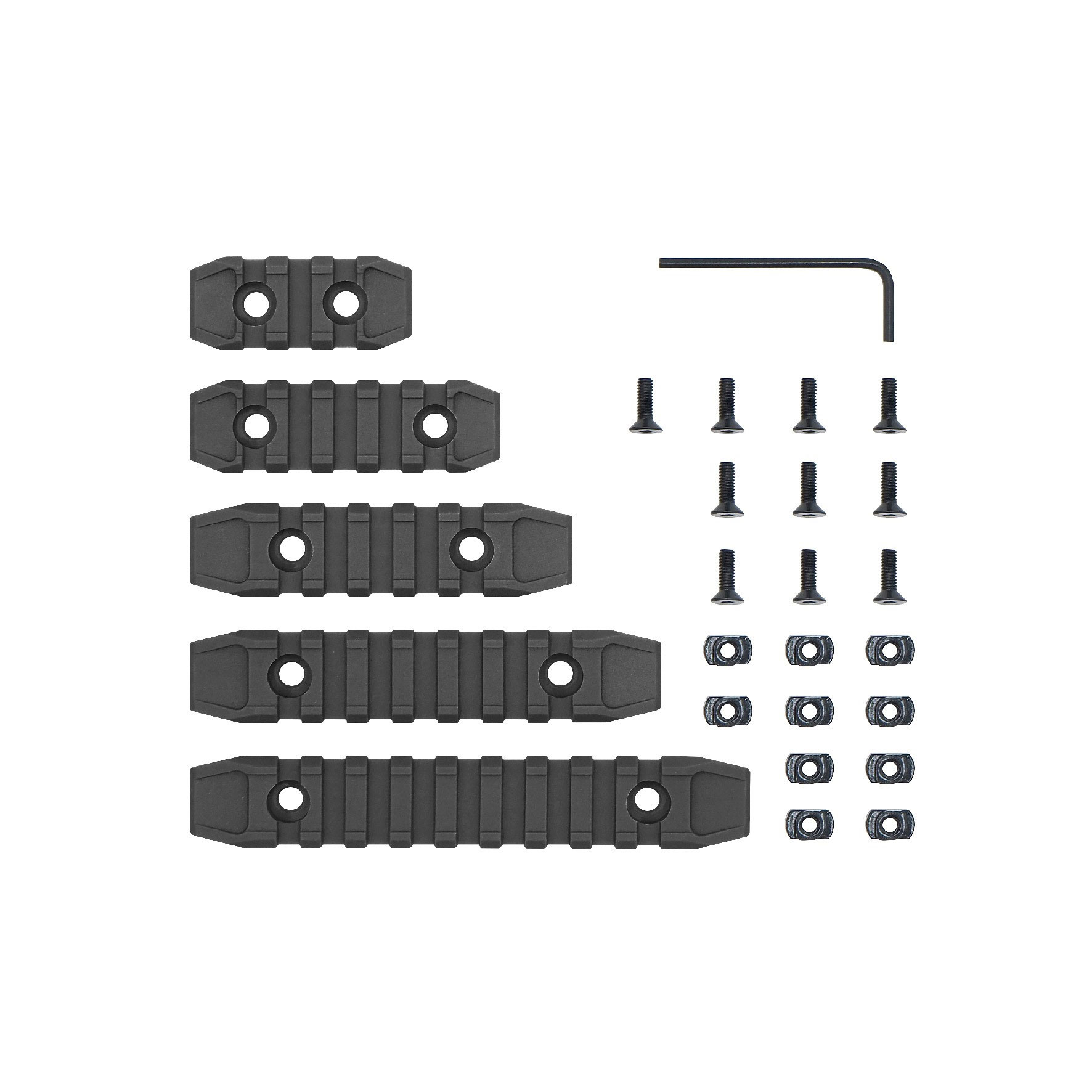 รางเสริม M-Lok Polymer (5 ชิ้น)