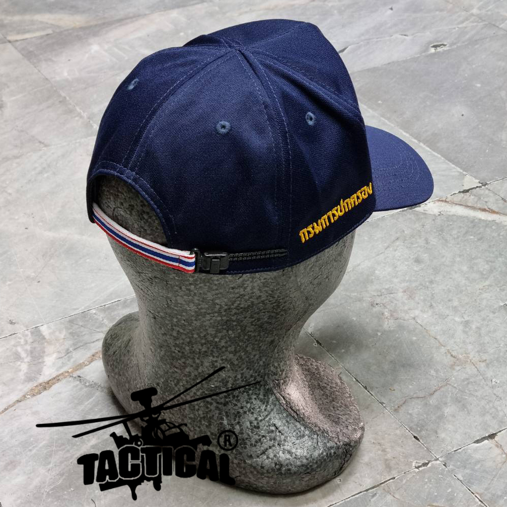 หมวกแก๊ป กรมการปกครอง ซิปหลัง (หมวกปฏิบัติการนอกเครื่องแบบ ตามระเบียบกรมการปกครอง ฉบับที่ 2 พ.ศ. 2568) ไม่ช่อ / 1 ช่อ / 2 ช่อ