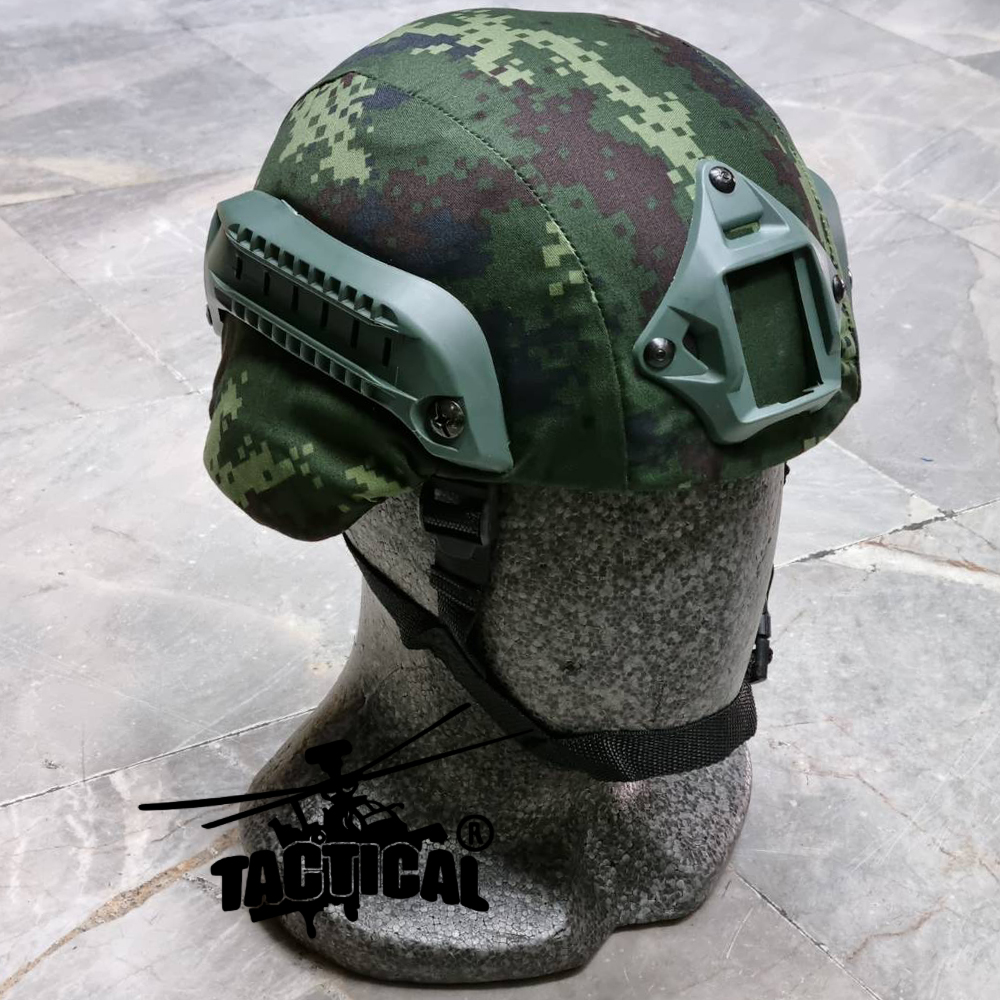 หมวก Mich 2000 พร้อมผ้าคลุม