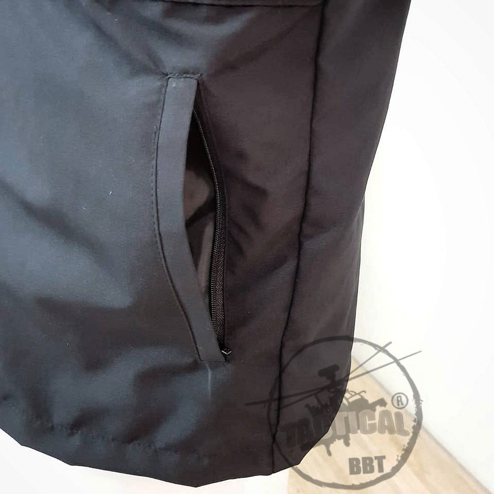 เสื้อกั๊ก ผ้านุ่ม เบา กันน้ำ (ดำ)