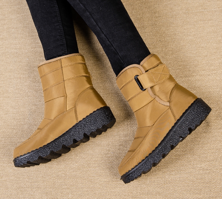 SW2324-0003 รองเท้ากันหนาว ญ. กันหิมะ บุขน กันน้ำ สายที่รองเท้าขยับเลื่อนได้