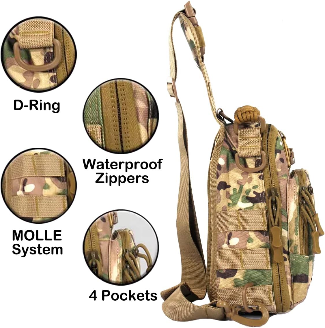 กระเป๋าสะพายเฉียงยุทธวิธี (Tactical Sling Bag)