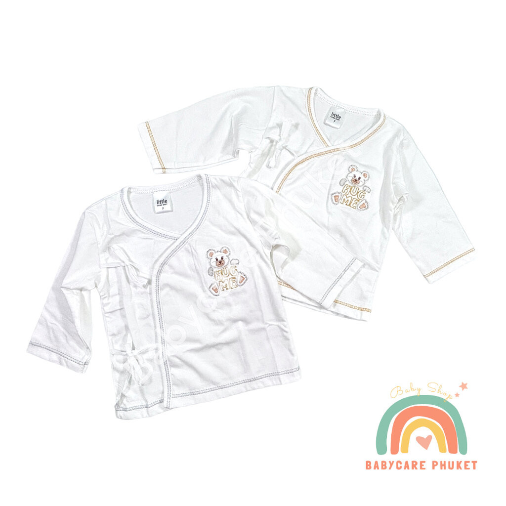 เสื้อเด็กแรกเกิด แขนยาว ผ้าคัตตอล เนื้อนิ่ม