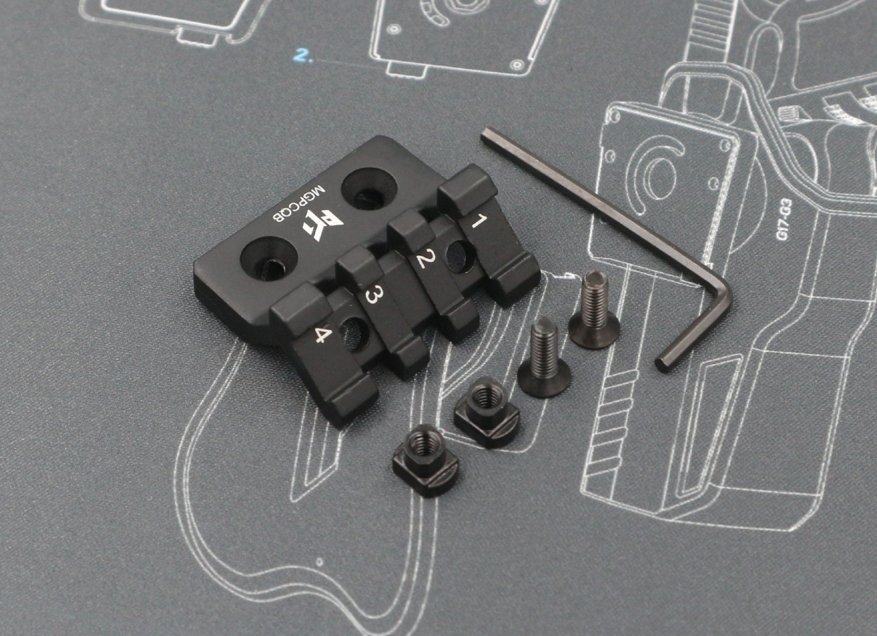 รางเฉียง ระบบ M-Lok & KeyMod ยี่ห้อ MGPCQB