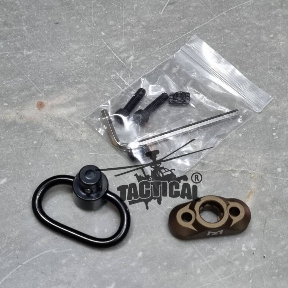 แป้นหูกระวินจับราง M-Lok + หูกระวิน ยี่ห้อ BCM