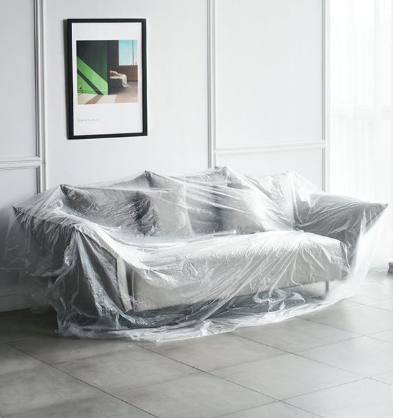 พลาสติกกันฝุ่น กันเปื้อนระหว่างการก่อสร้าง