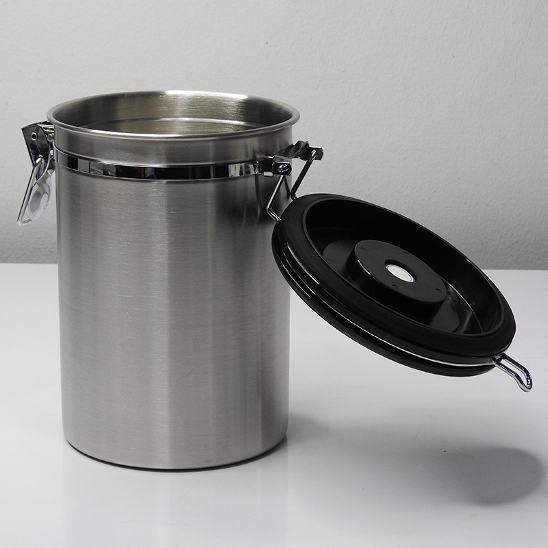 โถเก็บเมล็ดกาแฟ สูญกาศ กันความชื้น 700 กรัม รหัส 1610-576