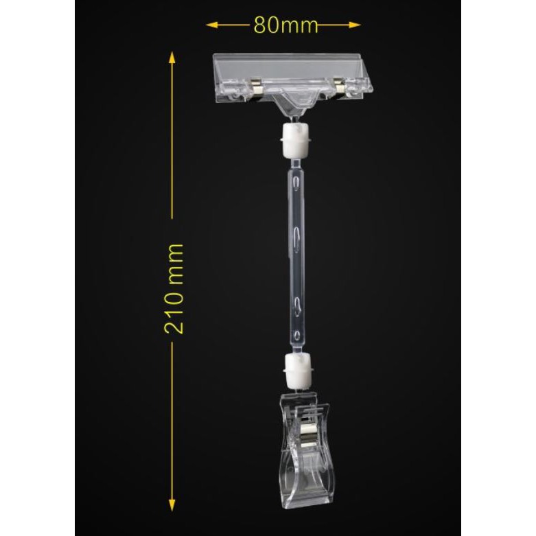 Akachan ที่หนีบป้ายราคา ขนาด 8*21 ซม. แพ็ค 5 ชิ้น