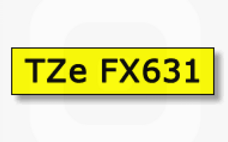 เทปพิมพ์อักษร TZE-FX631