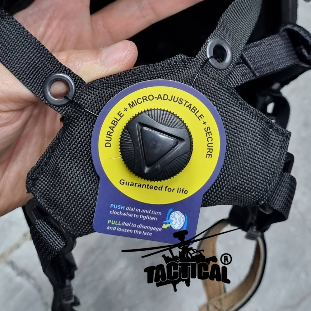 หมวก Fast สายตรวจ ทอง-ดำ BG1 (ปรับหลังแบบใหม่)