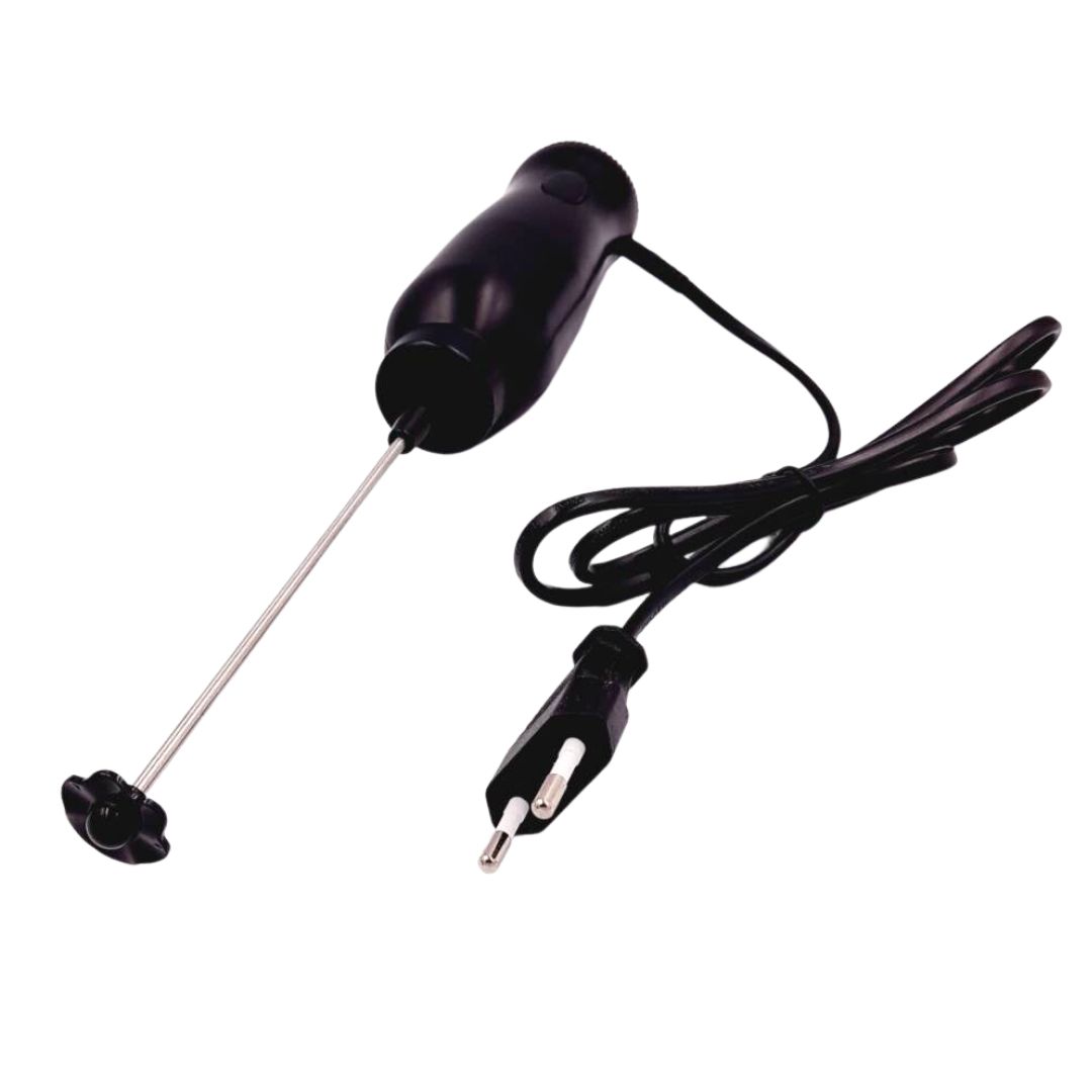 เครื่องผสมหัวพลาสติกสำหรับละลายผงโกโก้ผงชามัชชะ ผงนม HB-206RL สีดำ กำลังไฟ 25W 230v 50/60HZ รหัส 2519