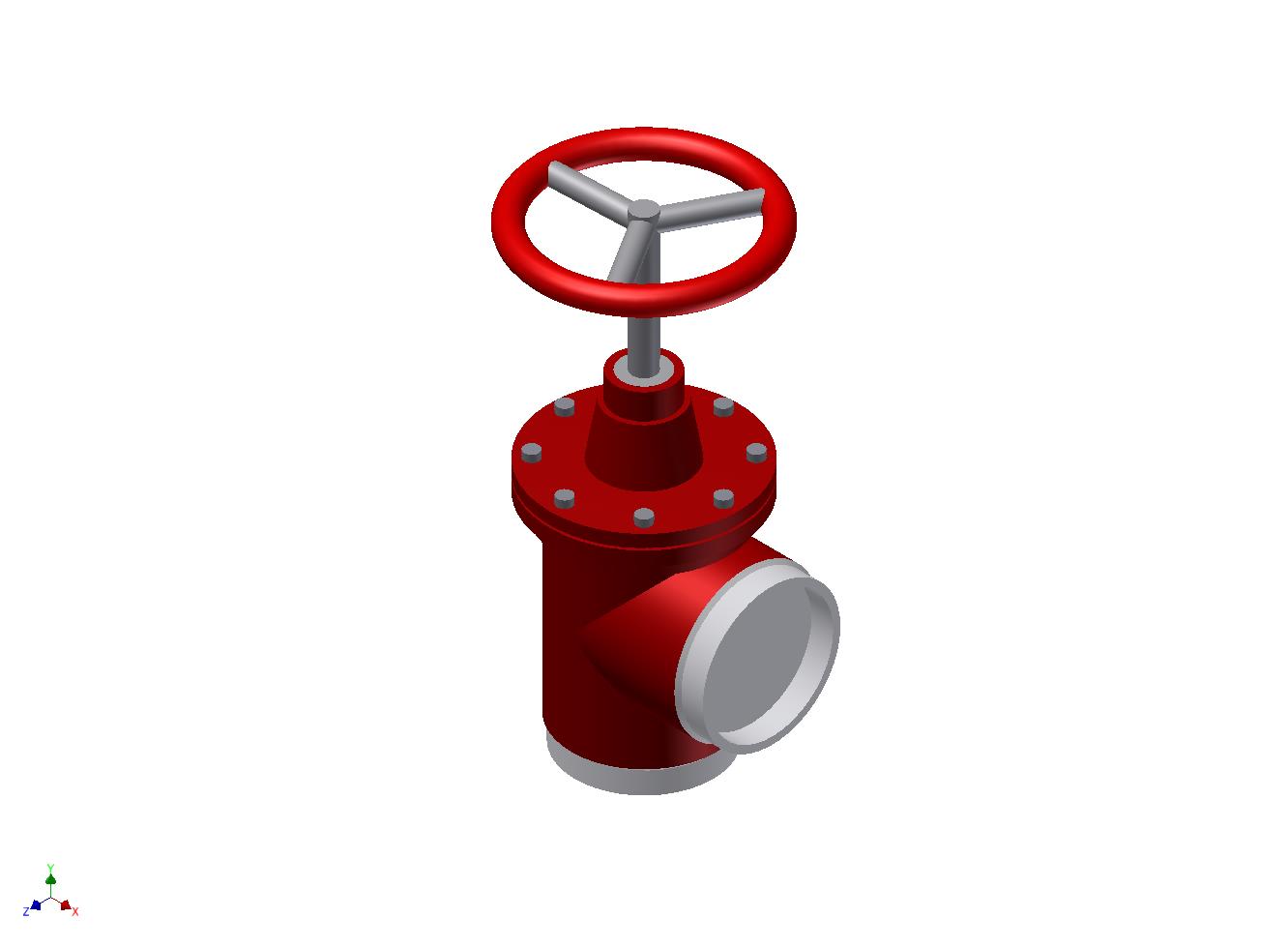 Stop valve SVA-S 100