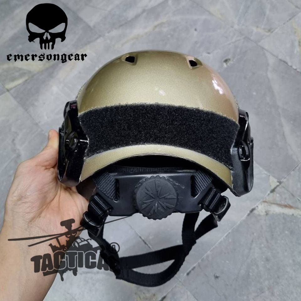 หมวก Emerson FAST สายตรวจ (ทอง-ดำ) รุ่น BJ ปรับขนาดได้