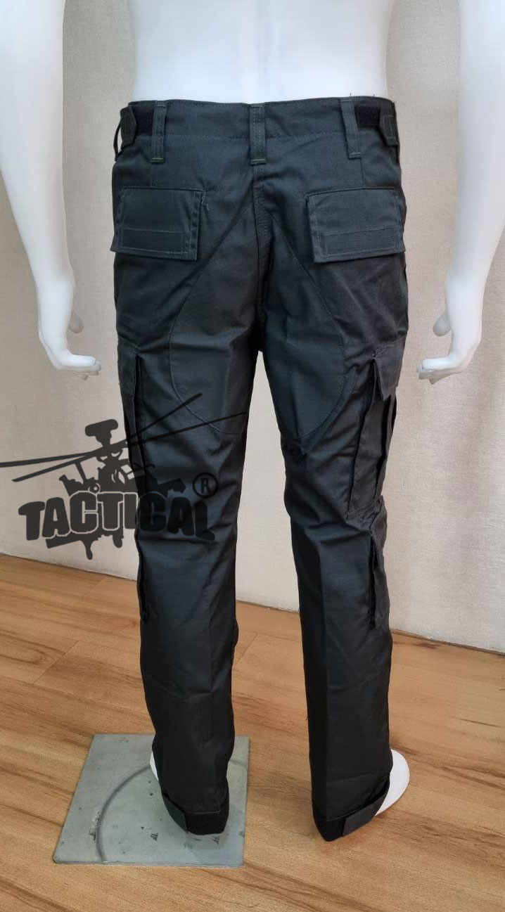 กางเกงเดี่ยว ACU(5) เขียวเข้ม ผ้ากันลม (มีตีนตุ๊กแกปลายขา)