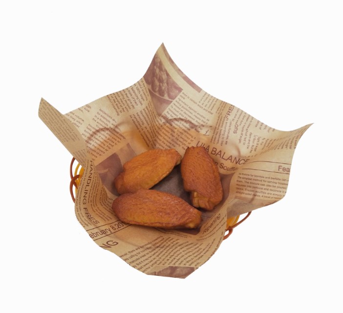 กระดาษไขรองอาหาร (Greaseproof paper) เคลือบกันน้ำ-น้ำมัน แพ็ค 200 ชิ้น