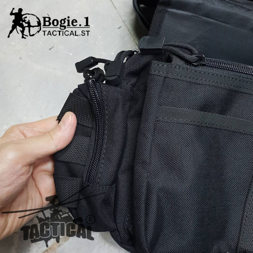 กระเป๋าปืนสะพายไหล่ สี่เหลี่ยมกลาง ผ้า Cordura