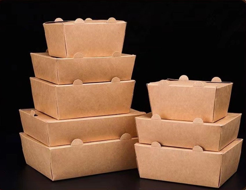 กล่องอาหารทรงเหลี่ยม แบบมีช่องระบายไอน้ำ แพ็ค 50 ชิ้น