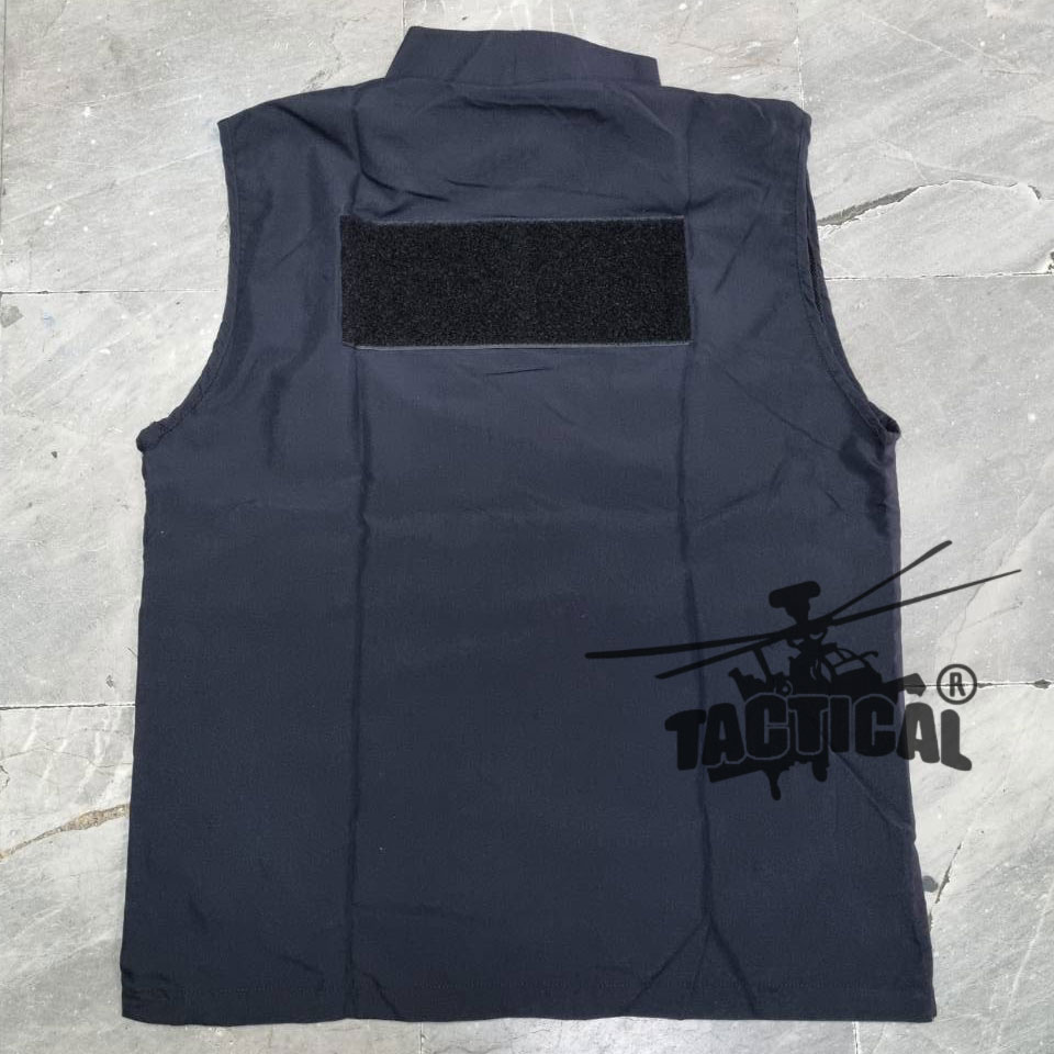 เสื้อกั๊ก ผ้านุ่ม เบา กันน้ำ (ดำ)