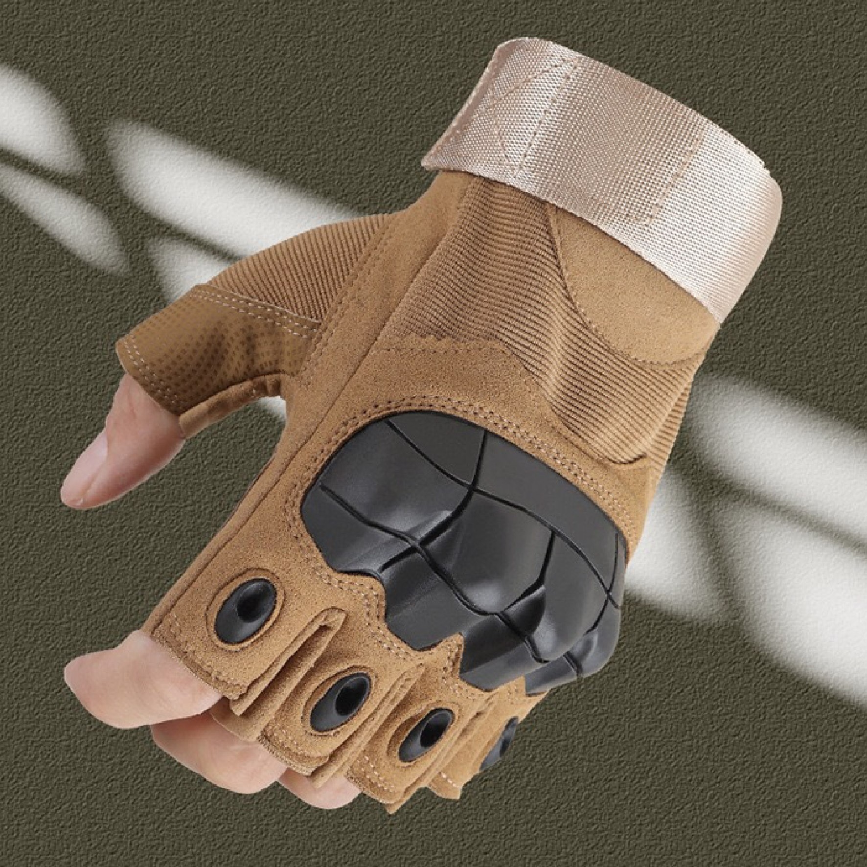 ถุงมือครึ่งนิ้ว OK สนับนิ่ม (3 สี)