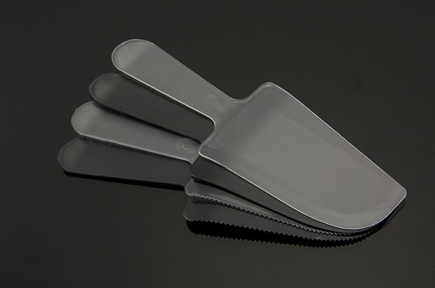 ที่ตัดเค้ก-ตักเค้ก ใส แพ็ค 50 ชิ้น (แพ็คแยกชิ้นทุกชิ้น)