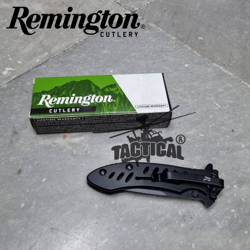 มีดพับ มีกริปเหน็บ ยี่ห้อ Remington R 20000-B ของแท้