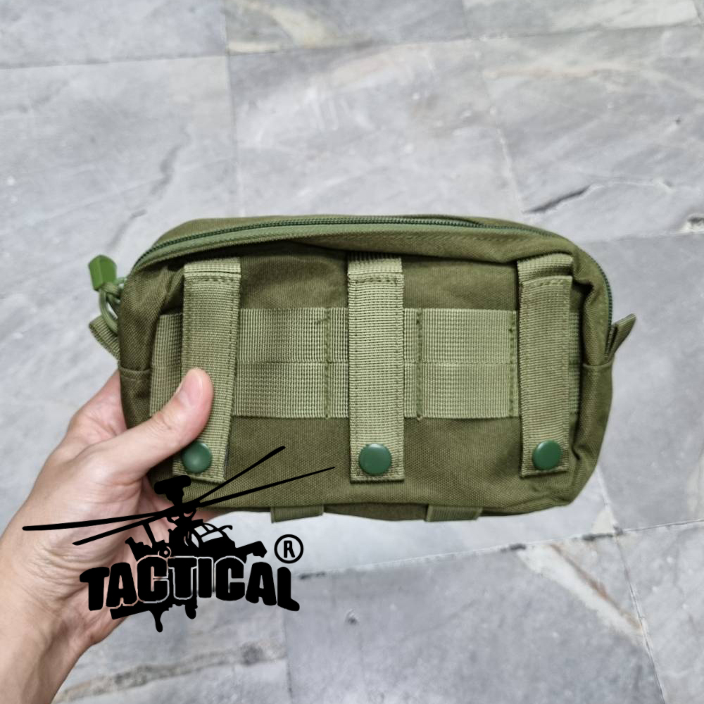 กระเป๋าคาดเอว EDC ระบบ Molle พร้อมช่องเก็บของหลายชั้น