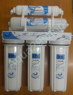 เครื่องกรองน้ำ 5 ขั้นตอน ยี่ห้อ Uni Pure (Blue) 🚚 จัดส่งฟรีโดย Kerry Express) 🚚