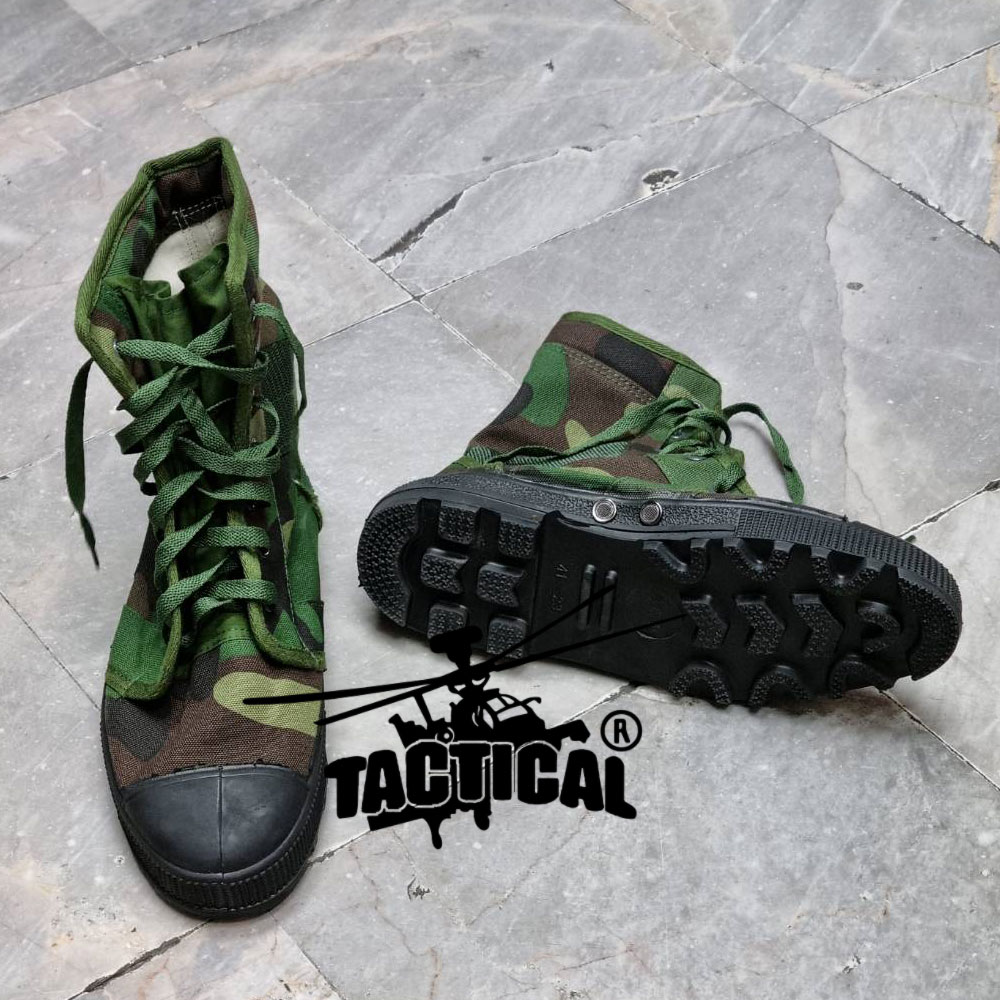 รองเท้าเดินป่า พรางทหาร