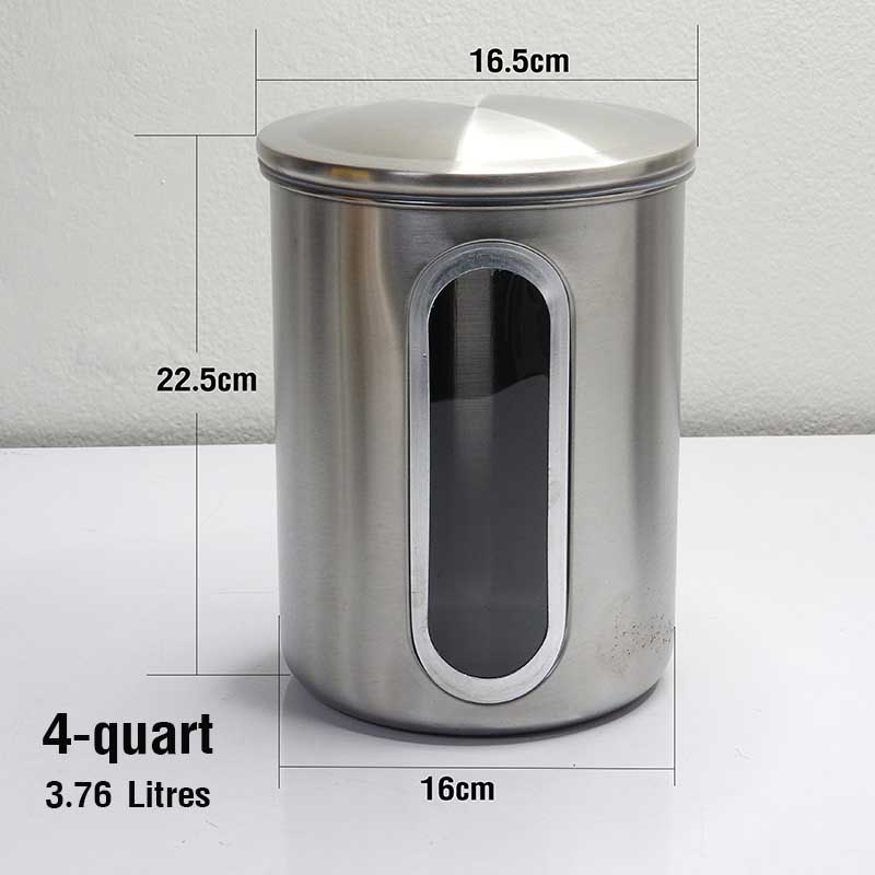 โถใส่เมล็ดกาแฟ 2-3-4 คอร์ท ชุด 3 ใบ 1610-613