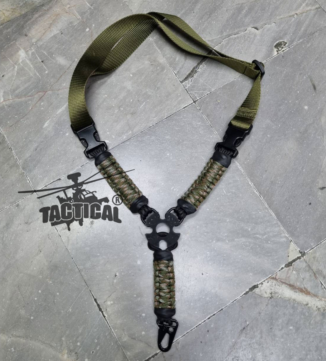 สายสะพายปืนเชือกพาราคอร์ด 1 จุด