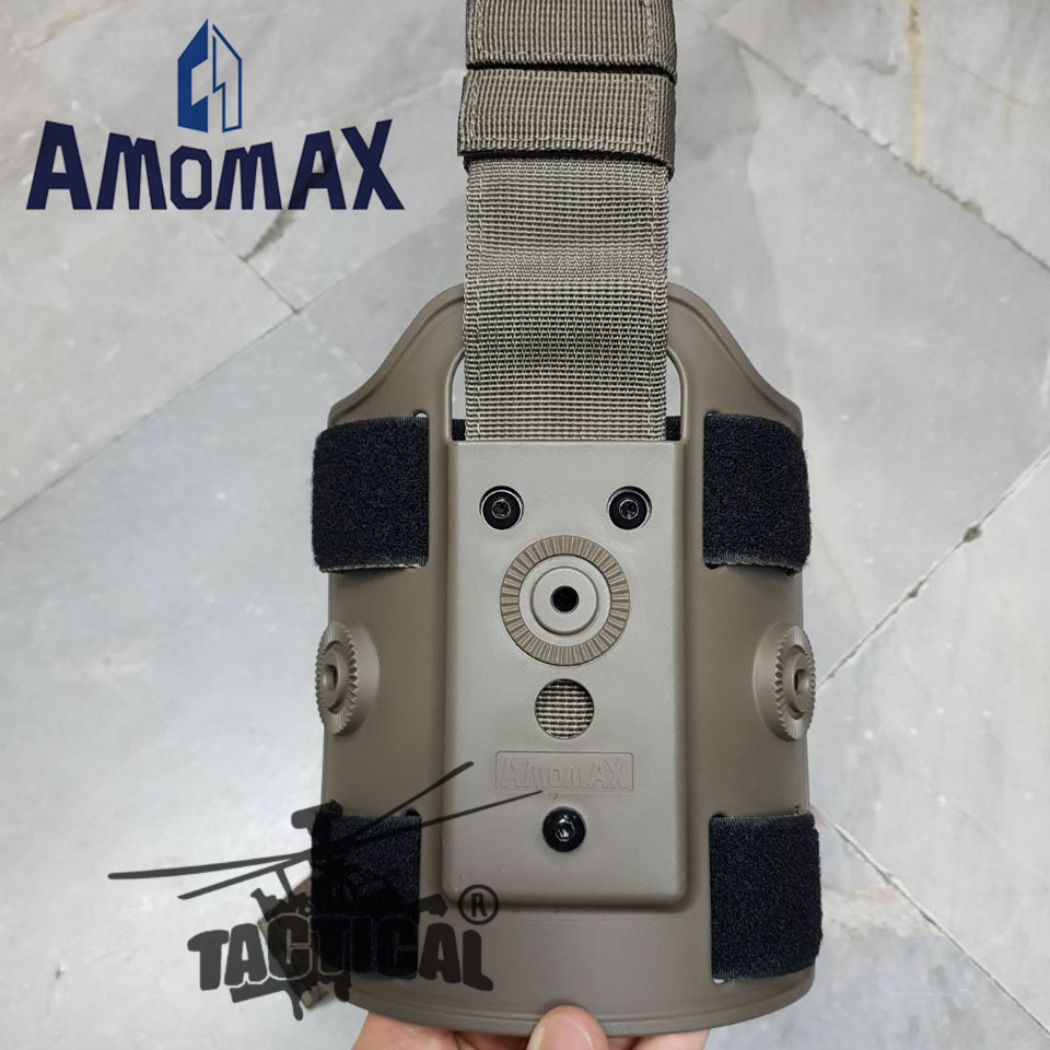 (ของแท้) เพลทติดกับซองปืน Amomax รัดขา