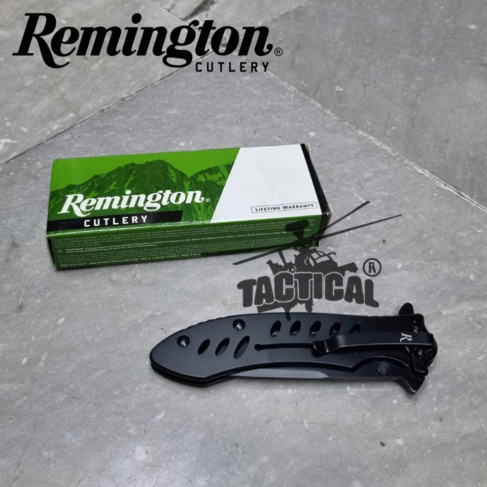 มีดพับ มีกริปเหน็บ ยี่ห้อ Remington R 20003-B ของแท้