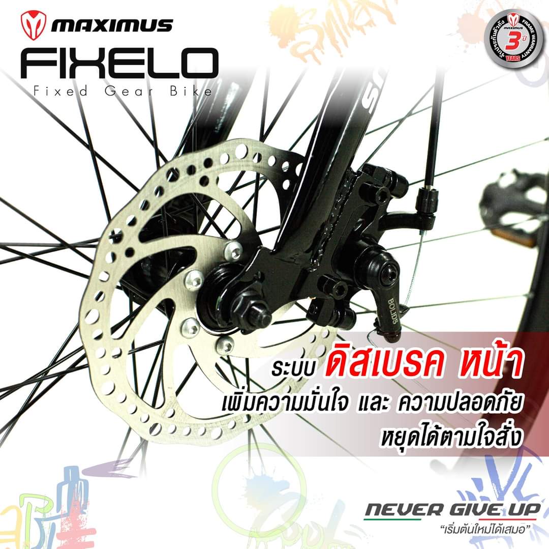 จักรยานฟิกเกียร์ Maximus รุ่น Fixelo